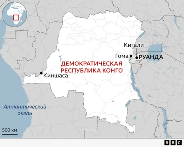 Безопасность в обмен на природные ресурсы. Руанда и ДР Конго подписали мирное соглашение при посредничестве Трампа 3 Карта Руанды и Конго