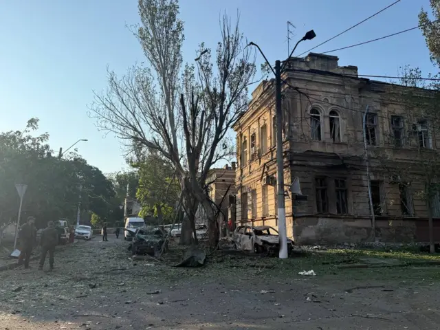 Одесса, разрушения