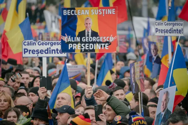 Митинг в поддержку Джорджеску 