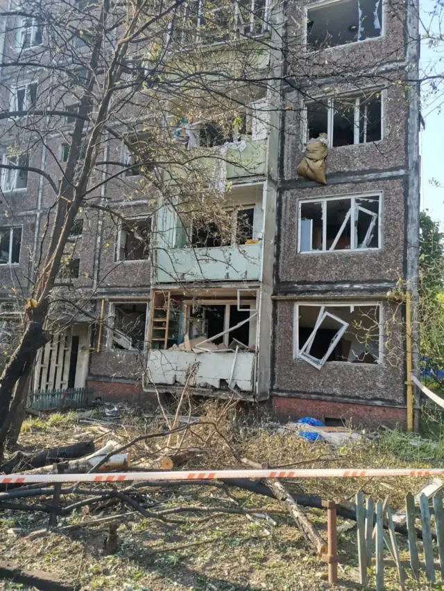 последствия удара по Чернигову