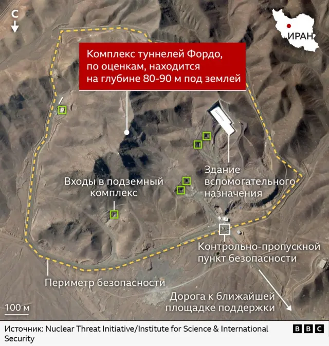 Отвлекающие маневры и семь бомбардировщиков B-2: как США били по ядерным объектам Ирана и к чему это привело 3 Карта