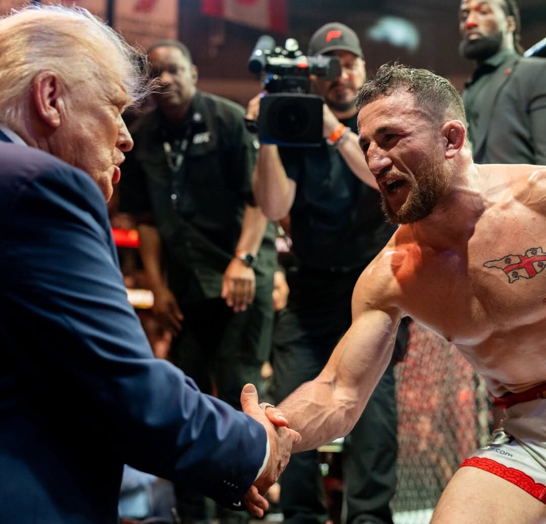 dvalishvili tramp e1749452050561 новости Мераб Двалишвили, чемпион UFC