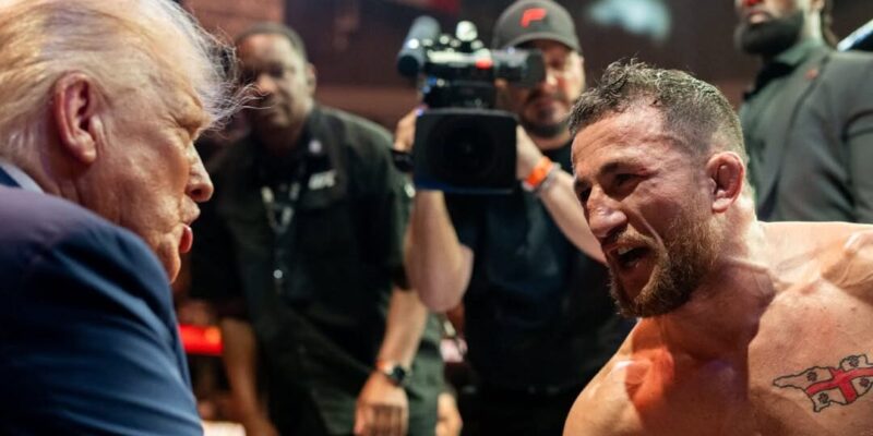 dvalishvili tramp e1749452138187 новости Мераб Двалишвили, чемпион UFC