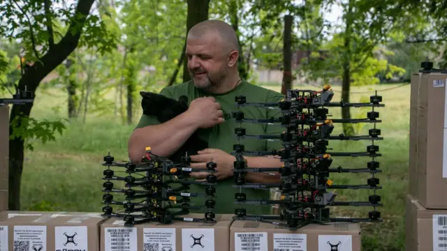 Сергей Варакин командует батальоном операторов БПЛА