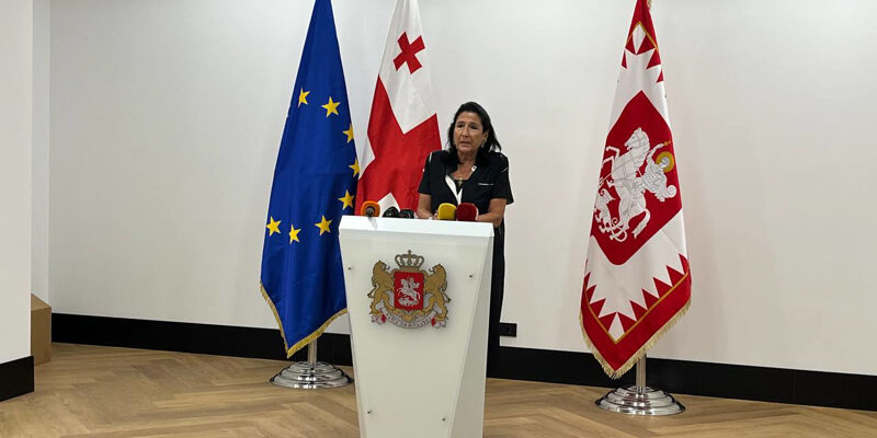 salome zurabishvili новости акция протеста в тбилиси, Саломе Зурабишвили
