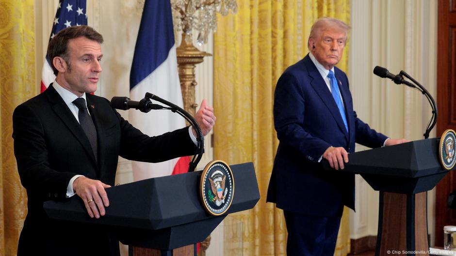 71736270 403 Deutsche Welle пошлины Трампа, Эммануэль Макрон