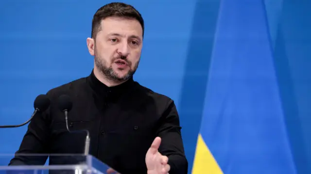 Зеленский во время визита в Рим