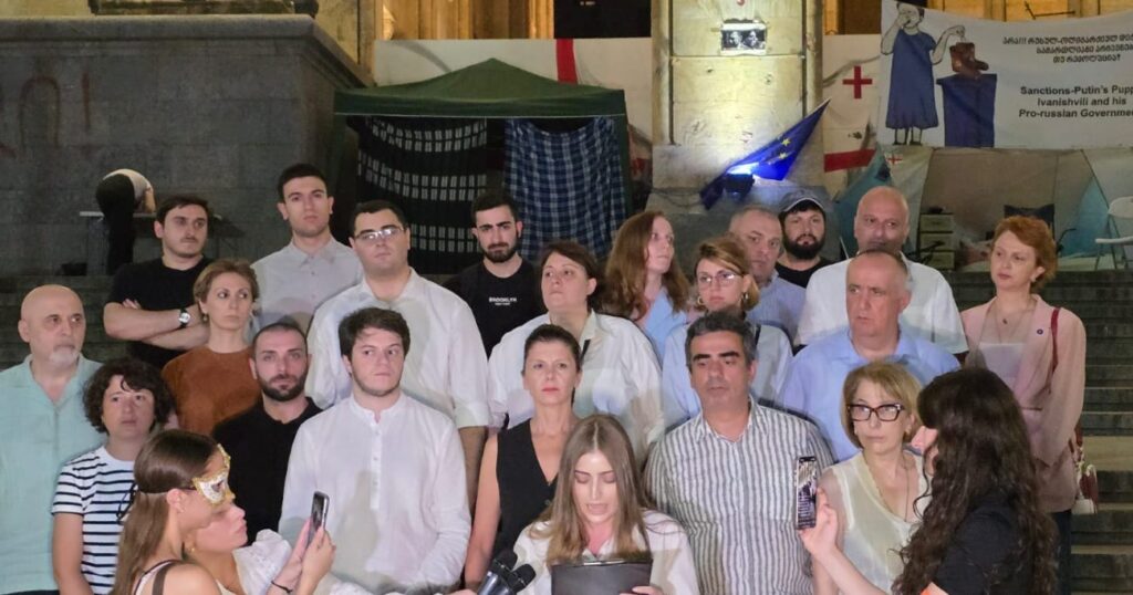 8 partii новости бойкот выборам, выборы в органы местного самоуправления, Грузинская мечта, оппозиция Грузии