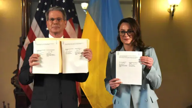 Юлия Свириденко, министр финансов США Скотт Бессент