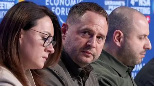 Юлия Свириденко, Андрей Ермак, министр обороны Рустем Умеров