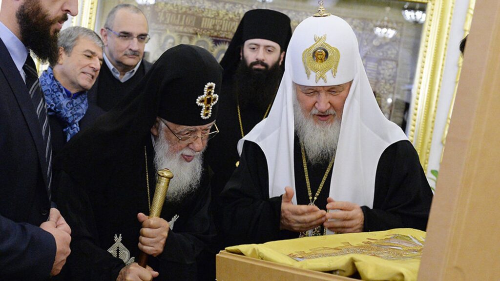 kirill новости Католикос-Патриарх всея Грузии Илия Второй, Патриарх Московский и всея Руси Кирилл, тезоименитство