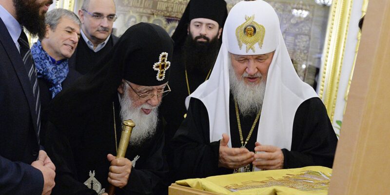 kirill новости Католикос-Патриарх всея Грузии Илия Второй, Патриарх Московский и всея Руси Кирилл, тезоименитство