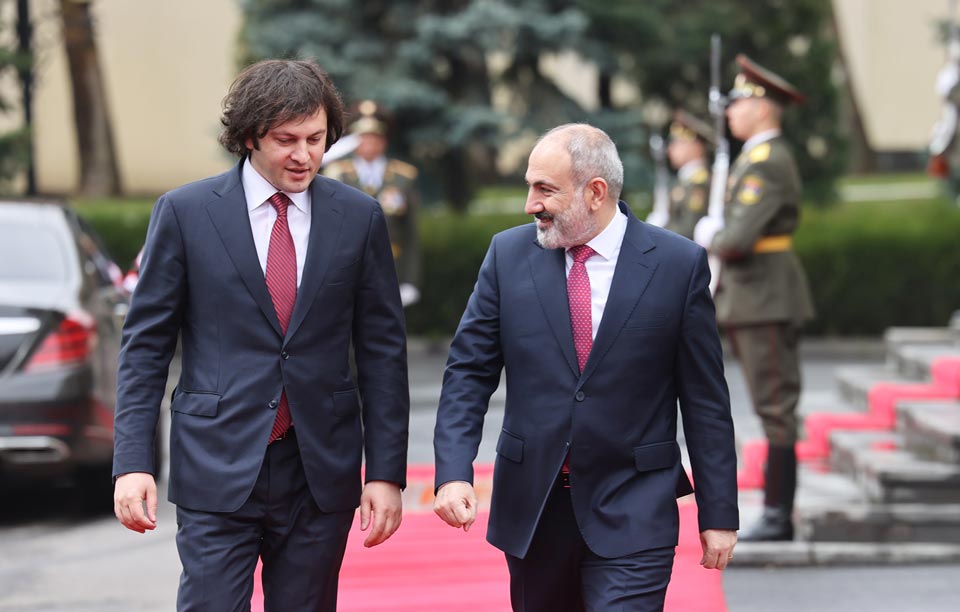pashinyan новости Армения. Грузия, Пашинян-Кобахидзе