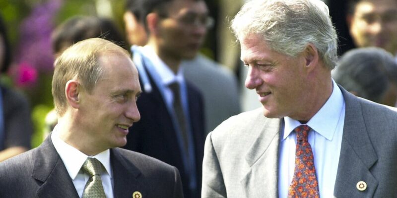 putin klinton e1756138199628 новости Билл Клинтон, Владимир Путин, Грузия-РФ