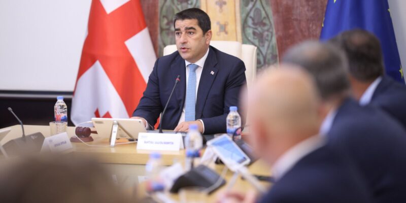 papuashvili spikerrr новости Грузинская мечта, Каха Каладзе, проспект Меликишвили, столкновения, Шалва Папуашвили