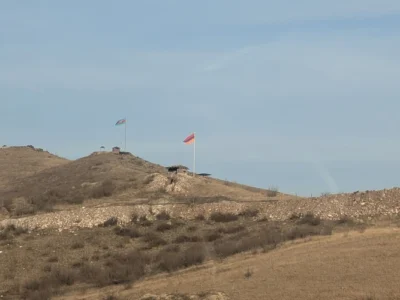 Россия сможет отправлять грузы через Азербайджан в Армению 2 armenia azerbaijan border 3 18 2025 новости OC Media, TRIPP, грузоперевозки, путь Трампа, россия-армения, Россия-Армения-Азербайджан