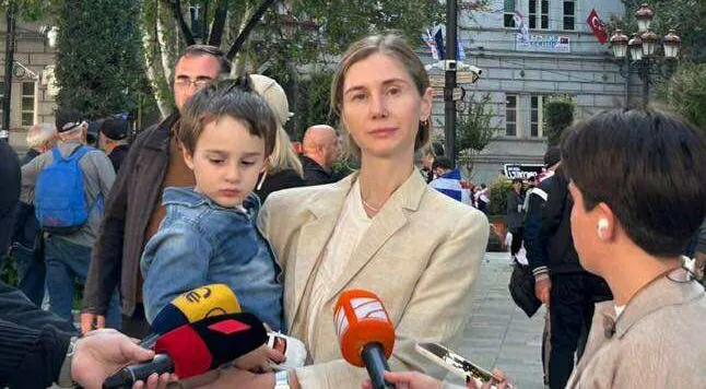 bokuchava2 новости "Единство-Национальное движение", акция протеста в тбилиси, Тина Бокучава