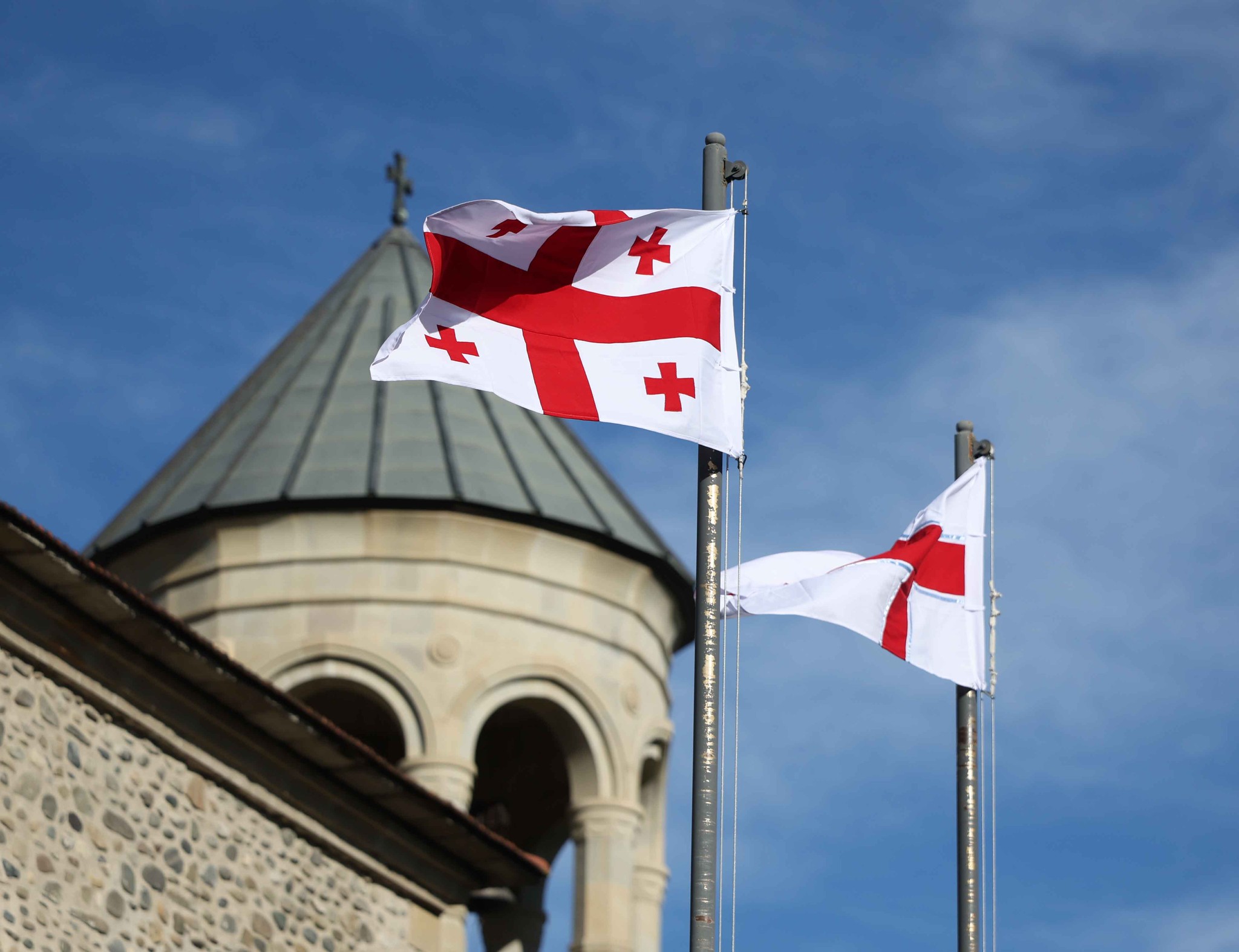 cerkov flagi Светицховлоба Светицховлоба