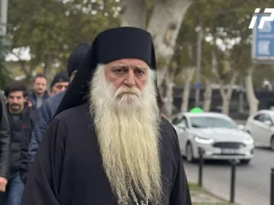 dorote kurashvili новости акция протеста в тбилиси, архимандрит, Дороте Курашвили, проспект Руставели