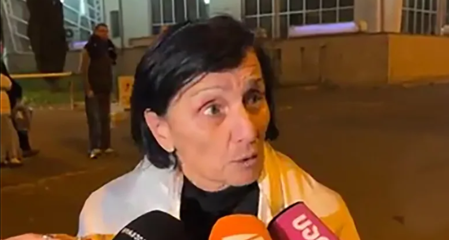 71-летняя участница акции протеста Аза Чилачава на свободе 1 chilachava новости Аза Чилачава, акция протеста в тбилиси