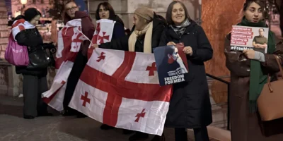 georgian rally olga konsevych picsart aiimageenhancer scaled 482a294a политика война в Украине, журналисты, индекс свободы прессы, нападение на журналистов, российская пропаганда