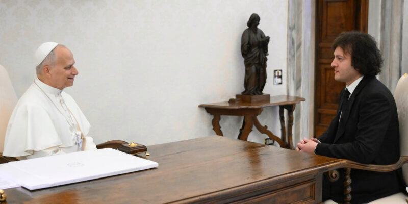 kobaxidze papa rimskii новости Грузия-Ватикан, Ираклий Кобахидзе, Папа Римский Лев XIV, премьер Грузии