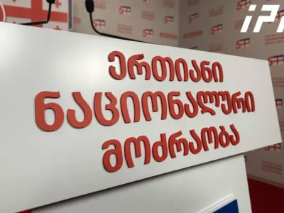 nacionaluri modzraoba dvijenie nacionalnoe новости акция протеста в тбилиси, Единое Национальное Движение, Михаил Саакашвили