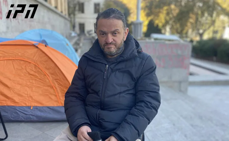 новости акция протеста в тбилиси, Гедеван Попхадзе, голодовка