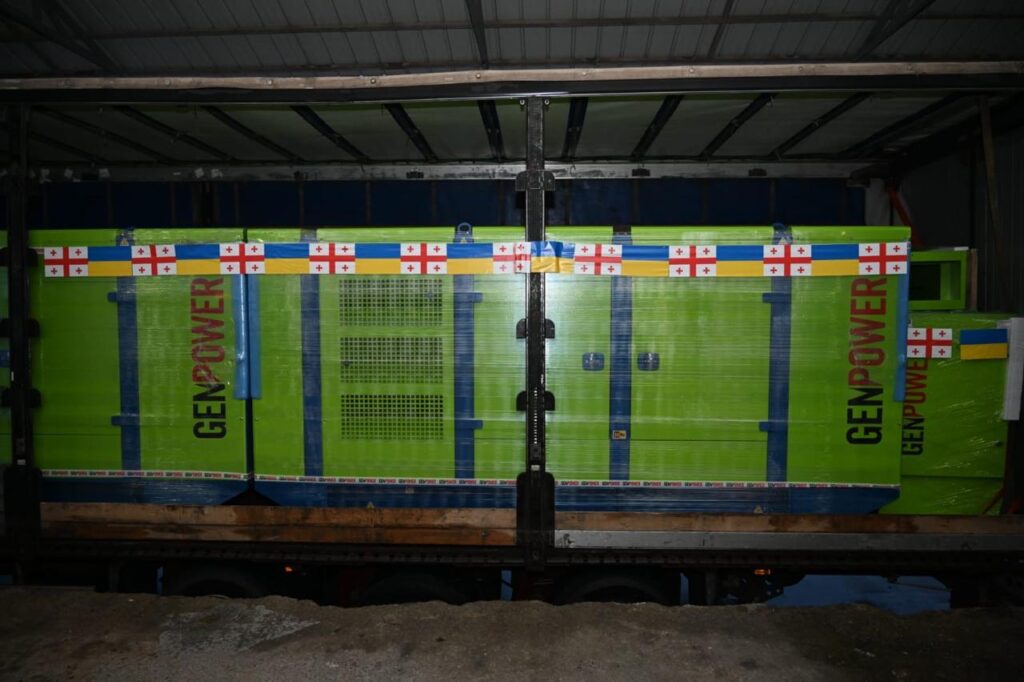 1767001307 1767000734 generatorebi 1024x682 1 новости война в Украине, генераторы, Грузия-Украина, гуманитарная помощь