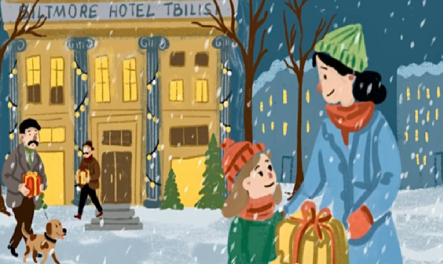 3213 новости The Biltmore Hotel Tbilisi, новогоднее поздравдение, ярмарка