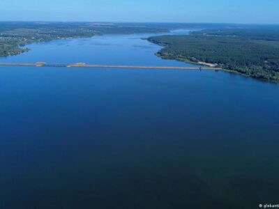 Плотина Печенежского водохранилища в Украине повреждена из-за удара РФ 2 72195176 403.jpg Deutsche Welle Печенежское водохранилище