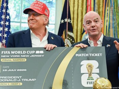 Жеребьевка ЧМ-2026 по футболу: Трамп, Инфантино и премия мира ФИФА 2 74144152 403.jpg ФИФА ФИФА