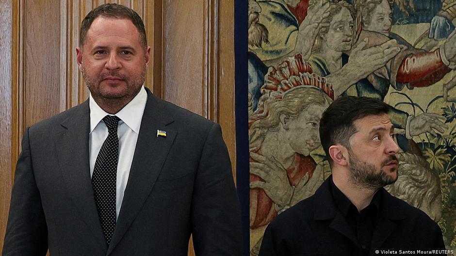 "Зеркало недели": Зеленский "каждый вечер" общается с уволенным Ермаком 1 74937678 403.jpg Deutsche Welle Владимир Зеленский