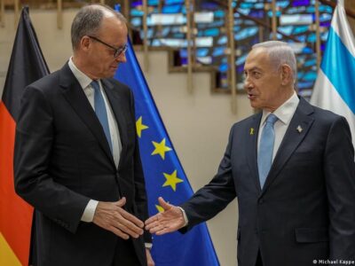 Канцлер ФРГ Мерц встретился с израильским премьером Нетаньяху 2 75050164 403.jpg Deutsche Welle Мерц-Нетаньяху