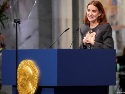 Дочь лауреата Нобелевской премии мира Мачадо произнесла ее речь на вручении 4 75093212 403.jpg Deutsche Welle Мария Корина Мачадо