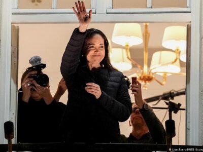 Лауреат Нобелевской премии мира Мария Мачадо прибыла в Осло 2 75100210 403.jpg Deutsche Welle Мария Мачадо