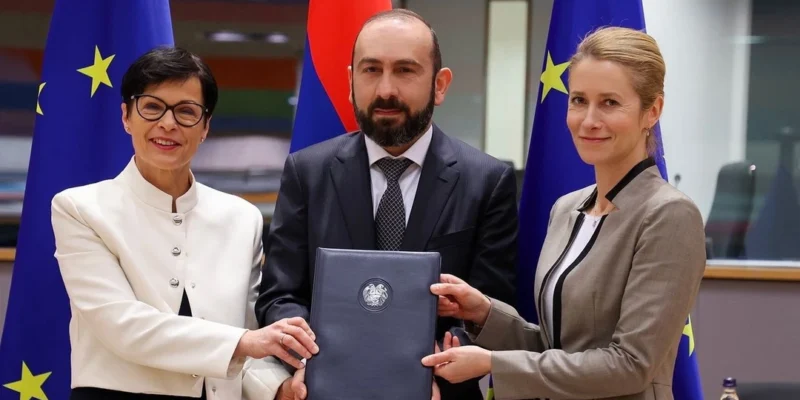 ararat mirzoyan kaja kallas marta kos новости OC Media, Азербайджан-Армения, армения-ес, маршрут Трампа