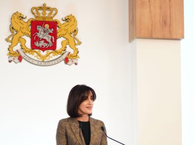 Грузия в Гааге подпишет конвенцию о создании комиссии по претензиям в отношении Украины 2 bochorishvili maka mid e1765875476604 новости война в Украине, Глава МИД Грузии, Мака Бочоришвили