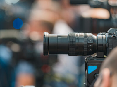 camera at a live media conference 2024 10 18 08 41 40 utc SOVA-блог featured, Грузинская мечта, свобода слова, СМИ