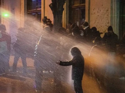 dispersing pro eu protest 3 dec 2024 8 новости OC Media, камит, Лаша Маградзе, СГБ Грузии