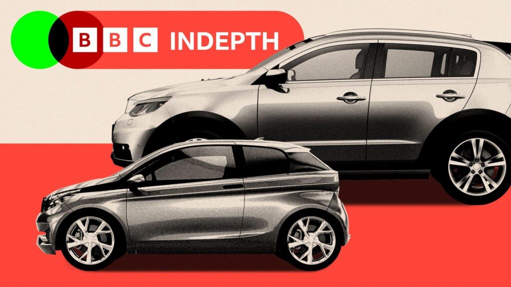 Длиннее, шире и тяжелее. Автомобили «полнеют», и не все этому рады 1 e45ae640 cf6e 11f0 9fb5 5f3a3703a365.jpg Новости BBC автомобили