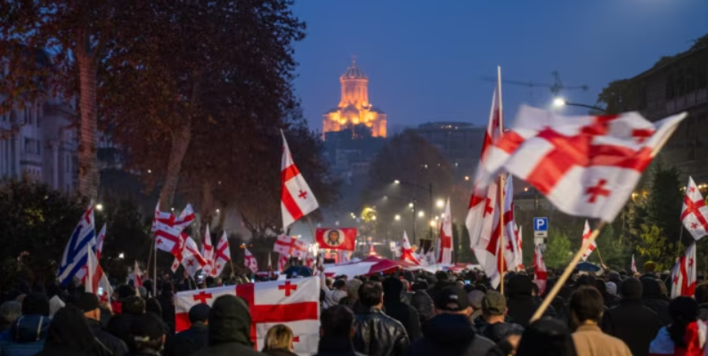 Прокремлевская партия провела митинг против "арабского строительства" Eagle Hills в Грузии 1 screenshot 2025 12 07 205652 новости «Консерваторы за Грузию», Alt-info, Eagle Hills, арабские инвестиции