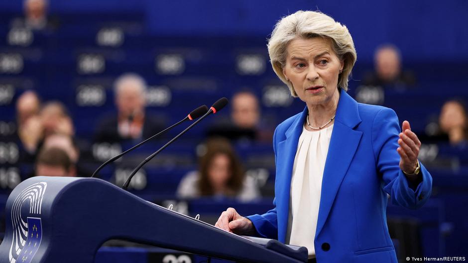 В Европарламенте вновь провалился вотум недоверия фон дер Ляйен 1 75593632 403.jpg Deutsche Welle Урсула фон дер Ляйен