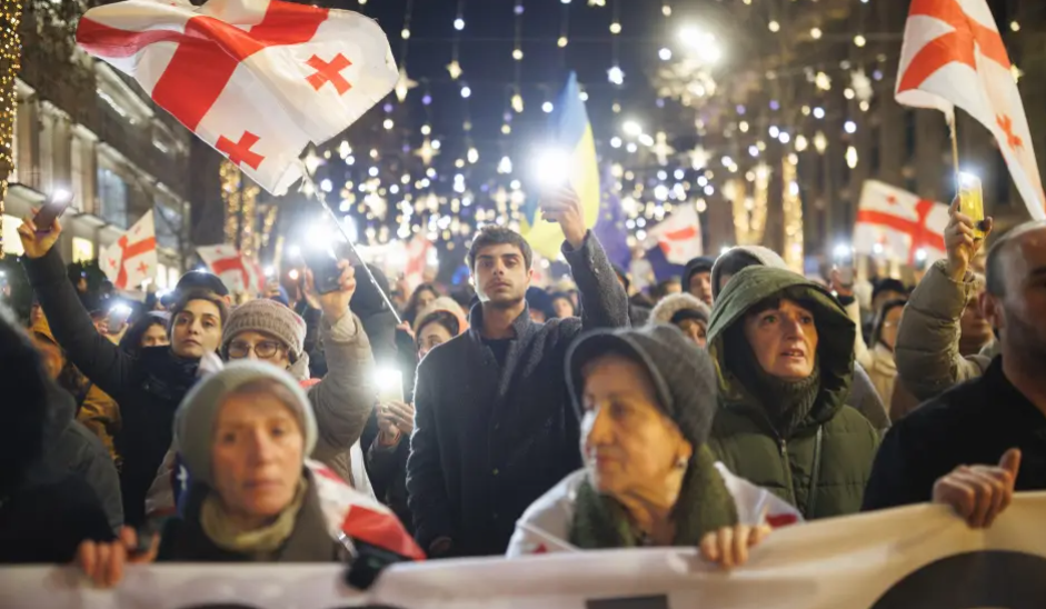 akcia новости Human Rights Watch, акции протеста в Грузии, права человека, статья "о тротуарах"