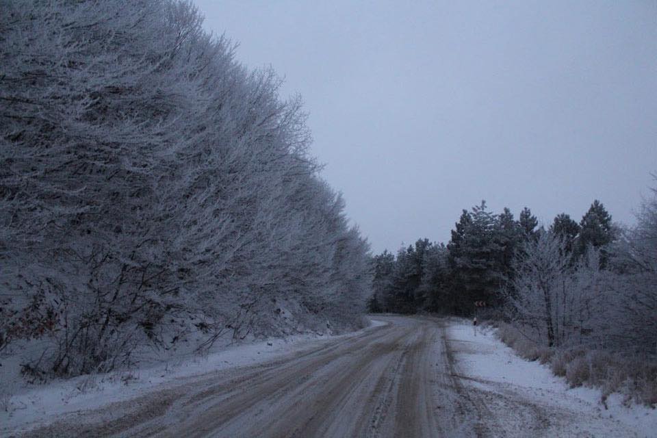 dorogi sneg 3 новости Департамент автомобильных дорог, ограничения на дорогах Грузии