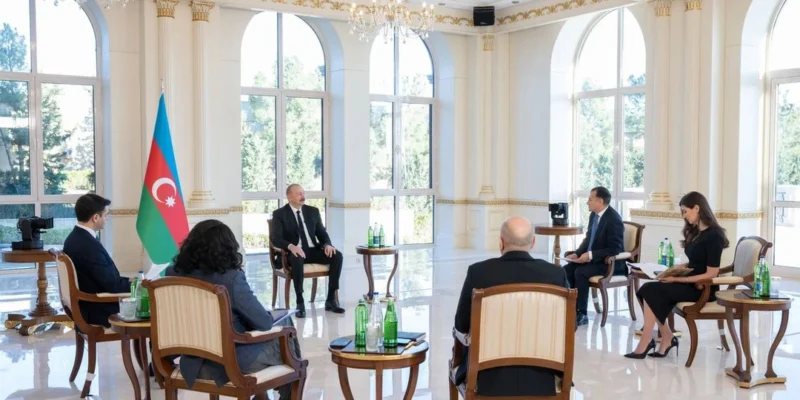 Алиев: Азербайджан не будет направлять войска в миротворческие силы в Газе 1 interview1 новости OC Media, Азербайджан, Алиев