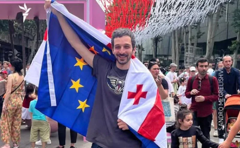megrelishvili новости активисты, Сандро Мегрелишвили, тротуар