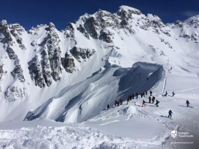 В Тетнулди сошла лавина - легкие травмы получил один человек 2 tetnuldi новости Агентство горных трасс (АГТ), лавина, Сванетия, Тетнулди
