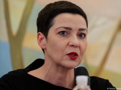 Колесникова: Интервью Протасевичу было условием для встречи с отцом в колонии 4 75250434 403.jpg Deutsche Welle Мария Колесникова, Роман Протасевич