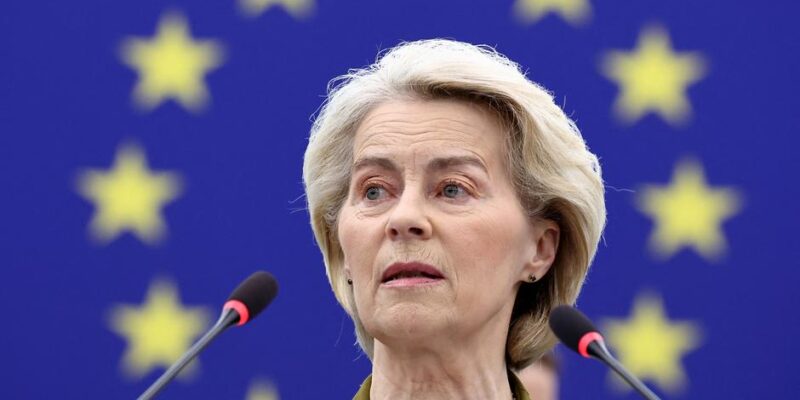 75906849 403.jpg Deutsche Welle годовщина войны в Украине, Урсула фон дер Ляйен